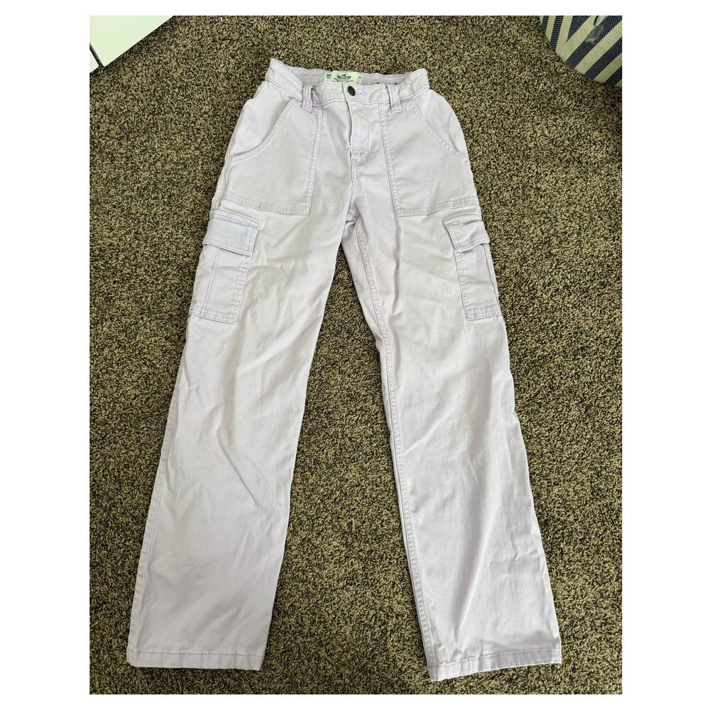 Hollister High Rise Utility Dad Pants